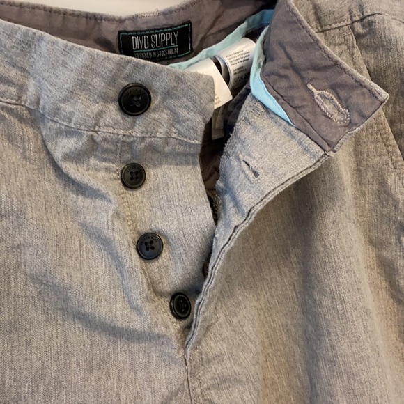 H&M shorts | Slim fit | grey knee length shorts - Picture 2 of 3